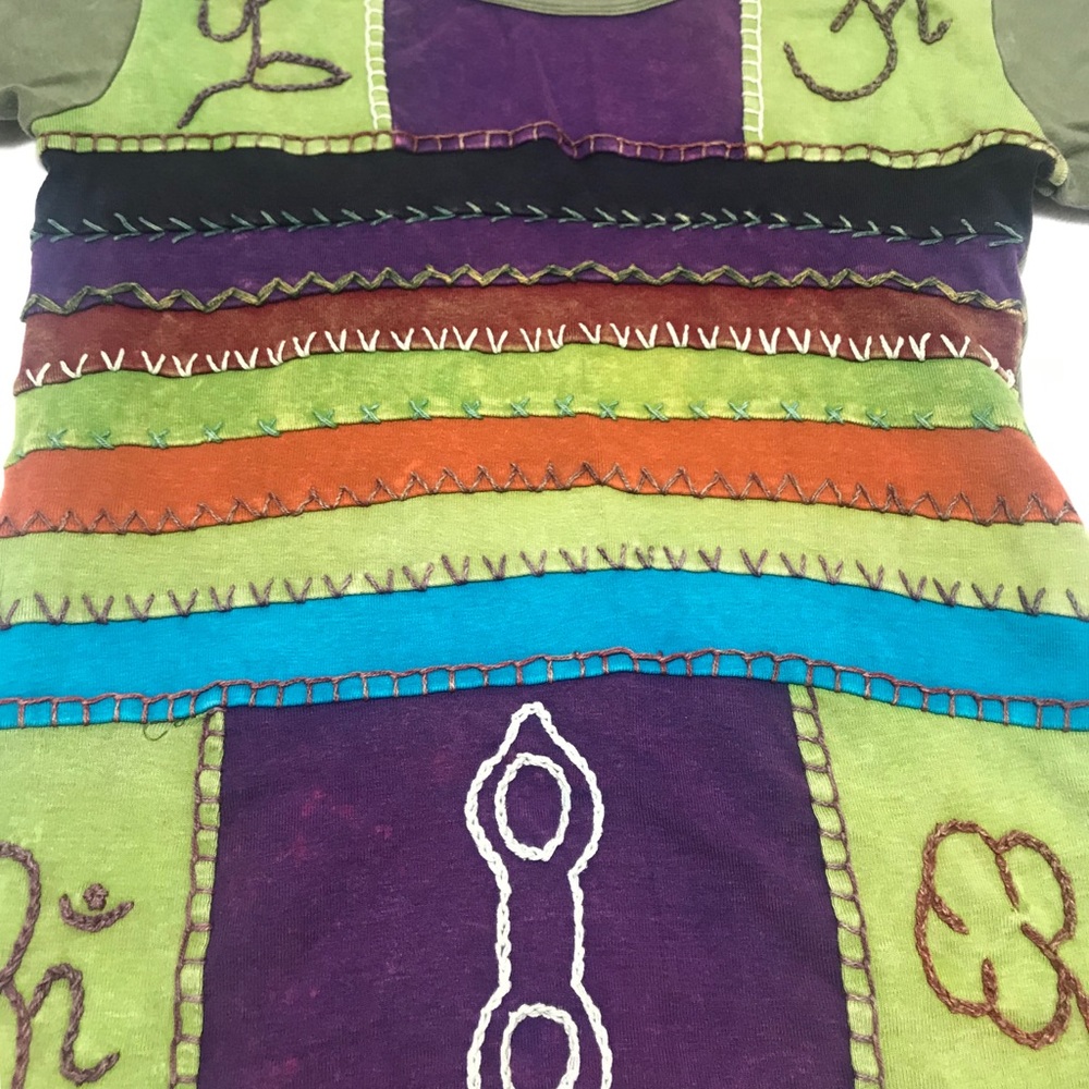 Boho Patchwork Top - image 3